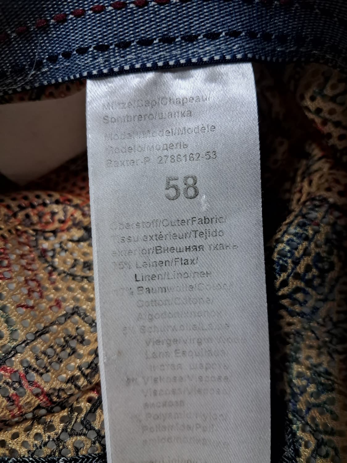 고트만 린넨 헌팅캡 58 상품이미지9