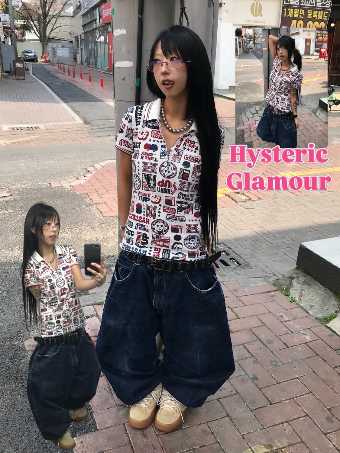 Hysteric Glamour Full Printing PK Tee 상품이미지1