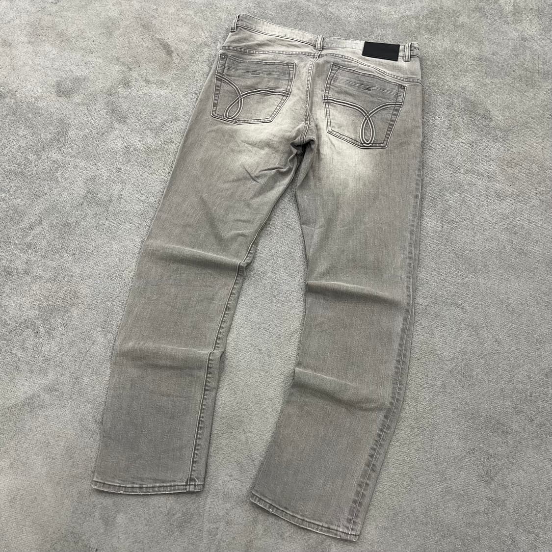 캘빈클라인 CK 그레이 디스워싱 데미지 청바지 상품이미지4