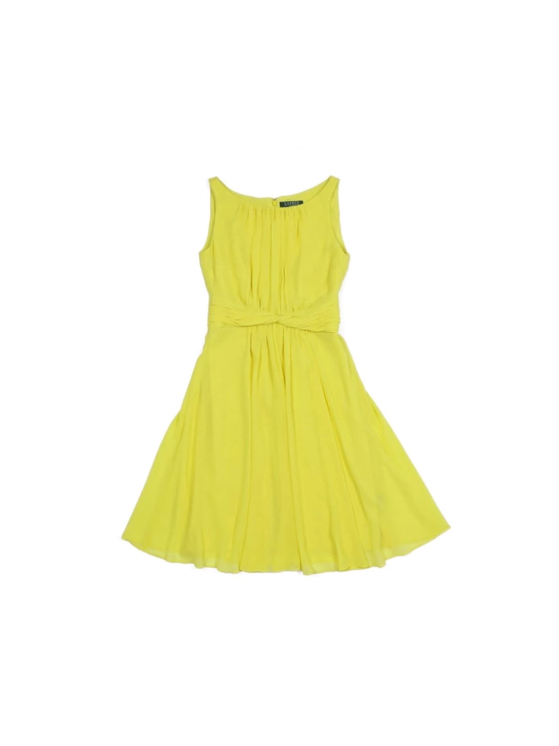 Ralph Lauren Dress yellow chiffon 상품이미지1
