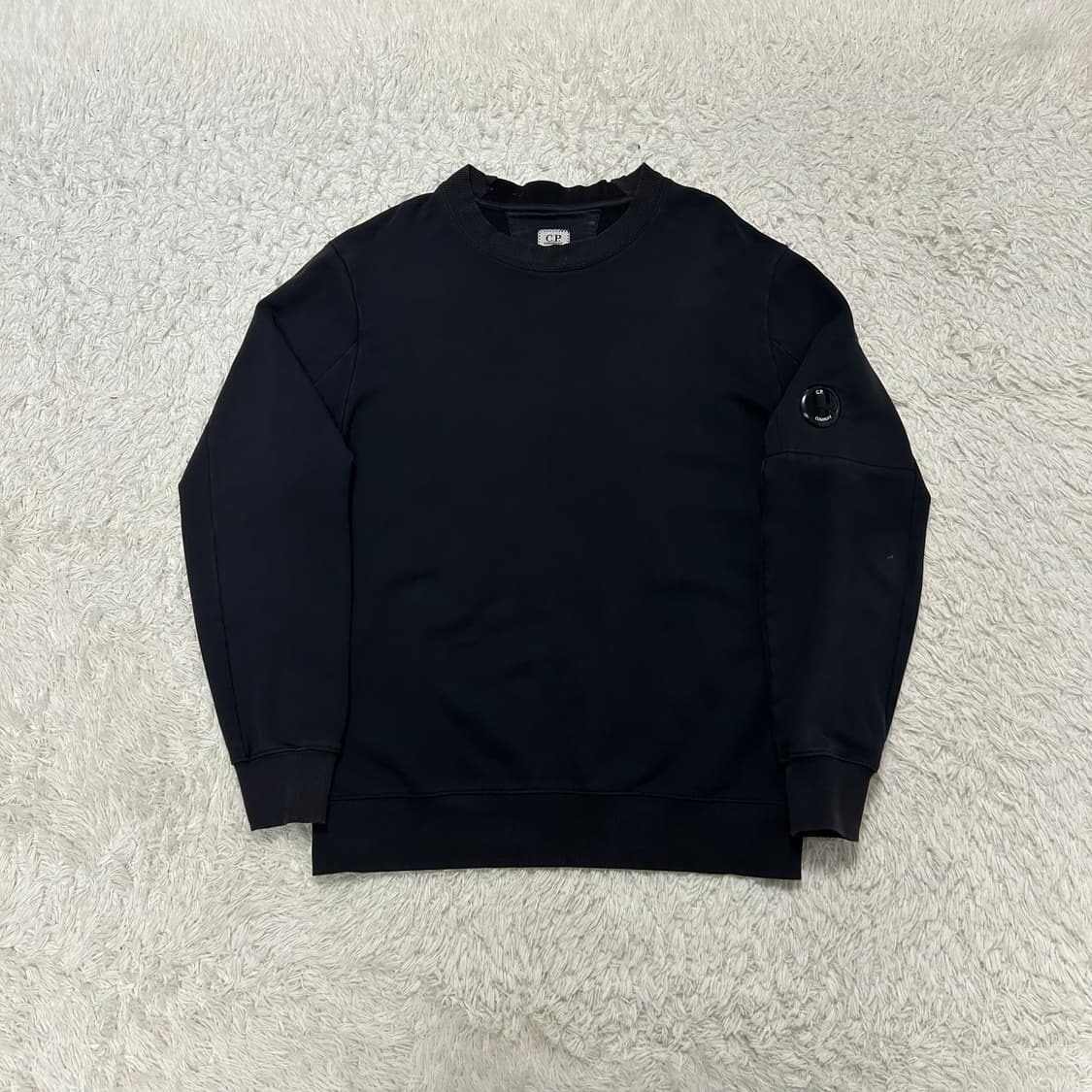 C.P. Company Black Sweatshirt(목늘어남) 상품이미지4