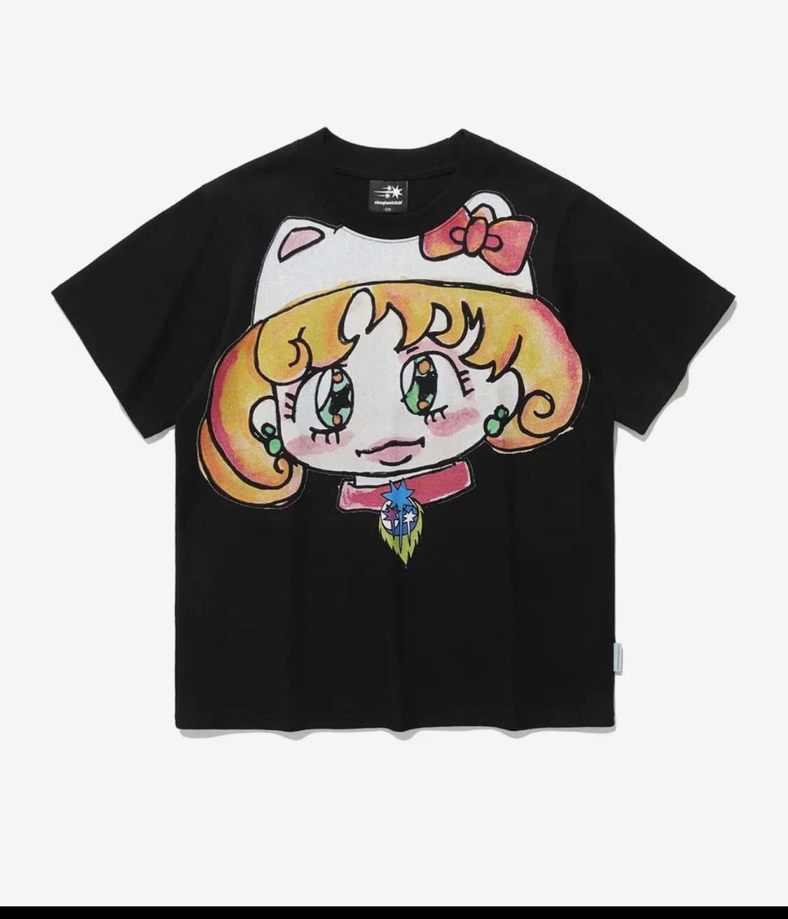 [X SOULPUSSSY CAT]GHOSTSOULGIRL CAT TEE_ 상품이미지1