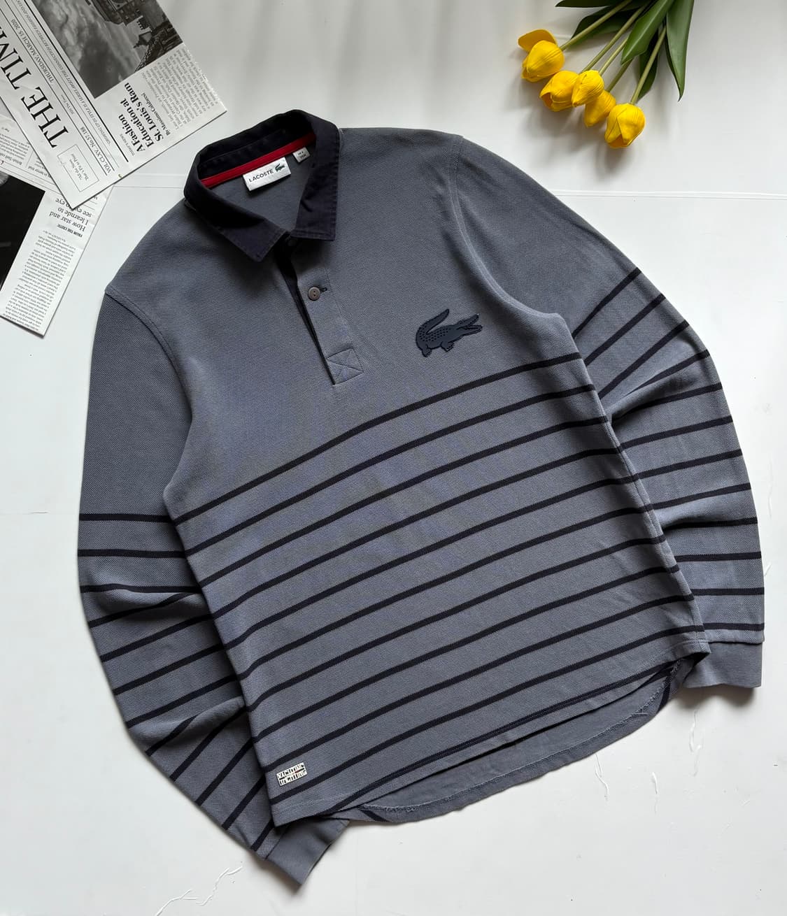 Lacoste 라코스테 스트라이프 럭비티 상품이미지1