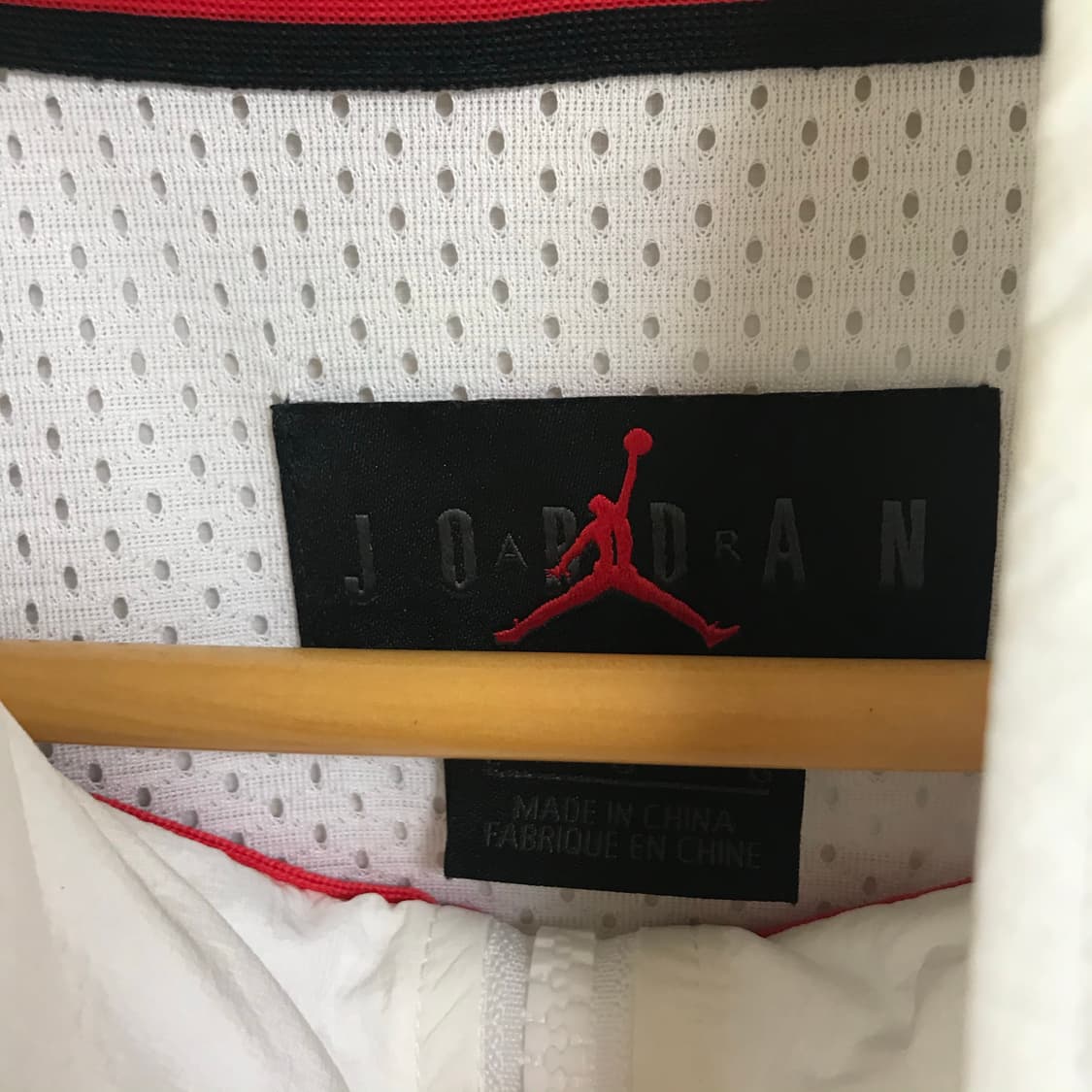 🕺🏻조던 올드스쿨 흰색 블루종 바람막이자켓❗ 상품이미지3