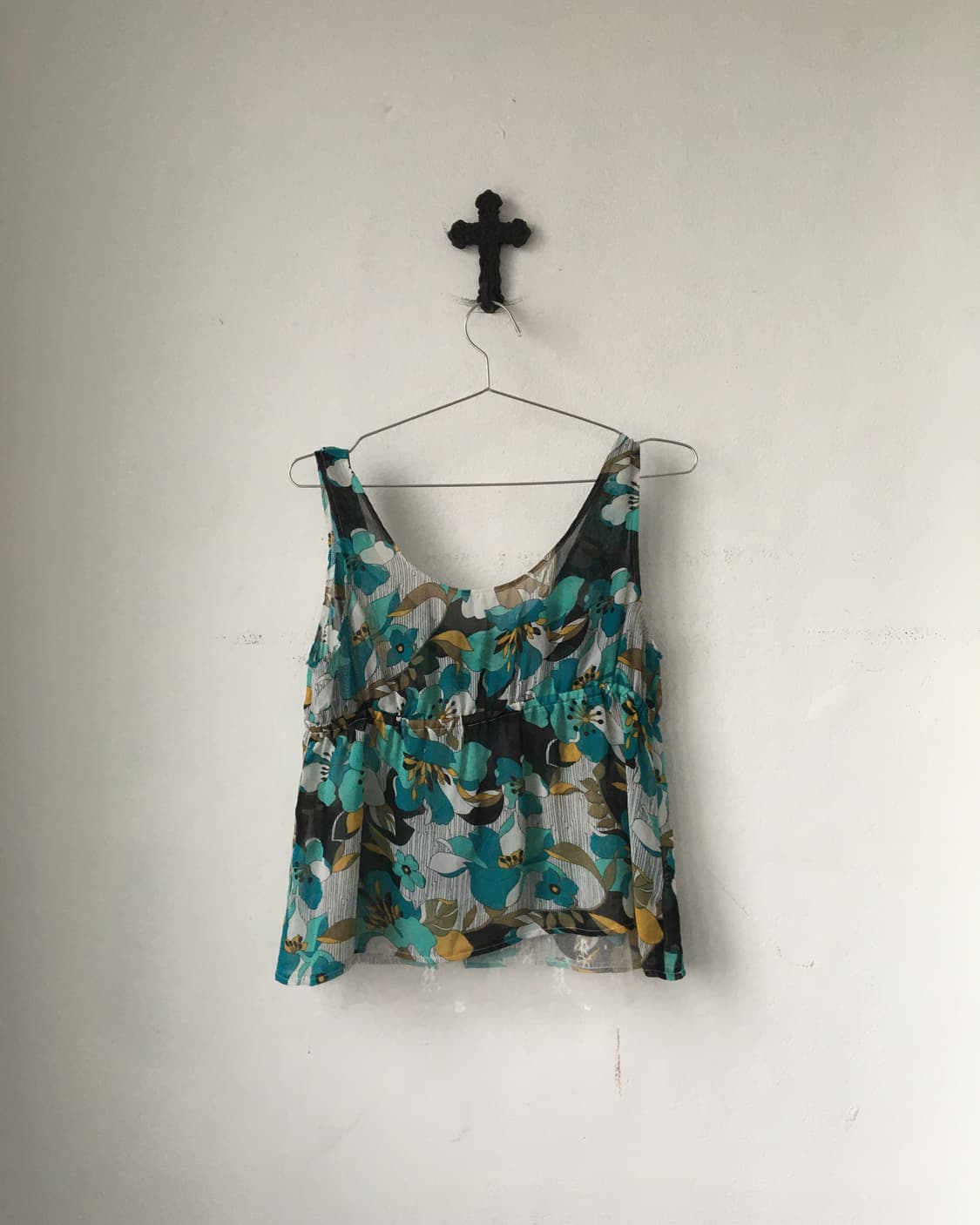 Pattern frill sleeveeless 상품이미지7