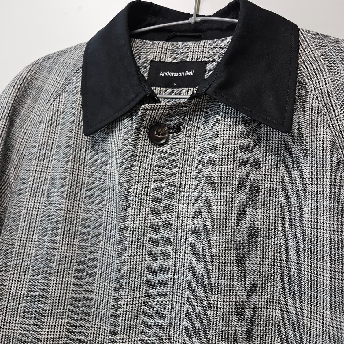 앤더슨벨 트렌치 체크 코트 상품이미지2