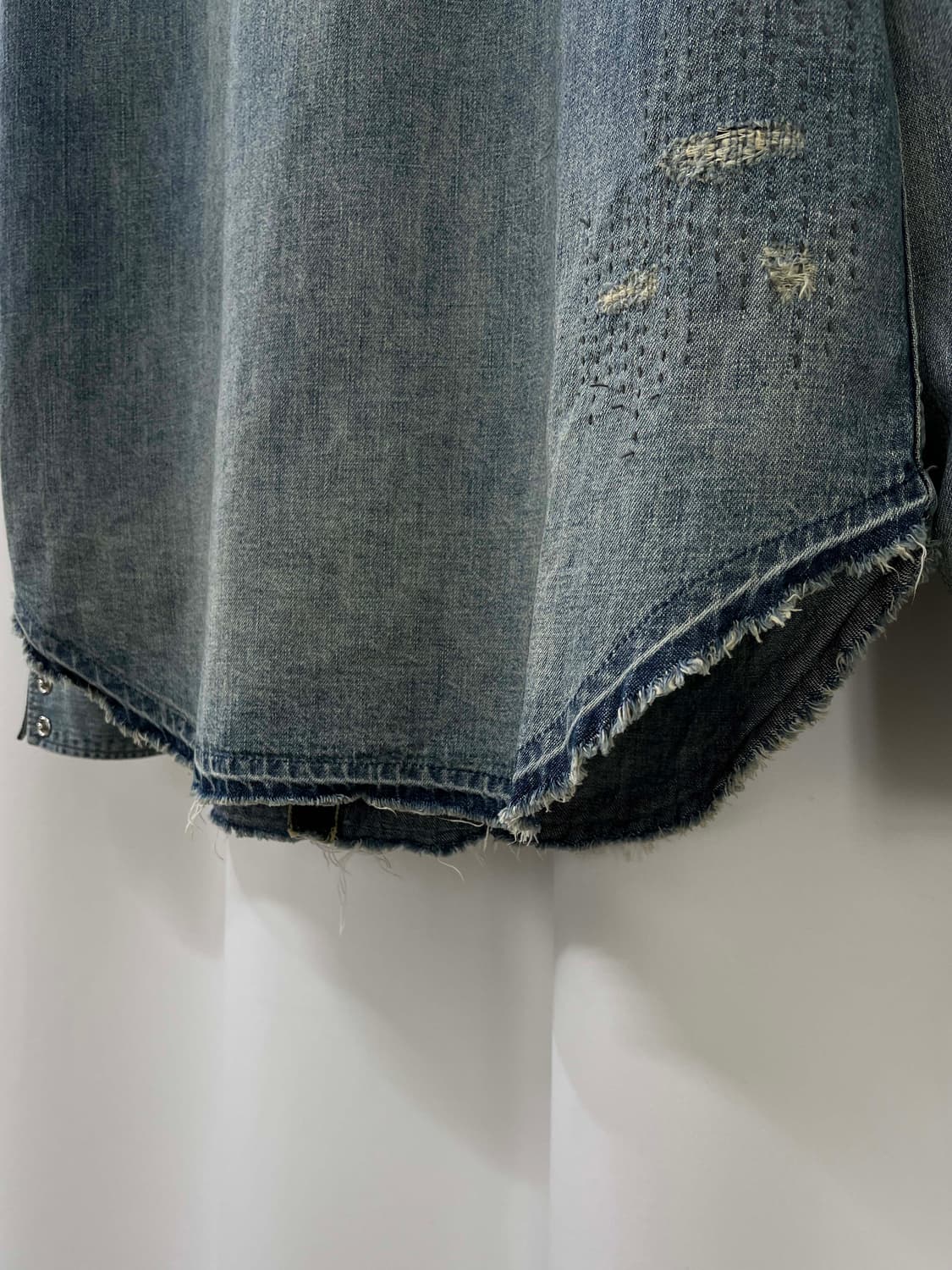 폴로 랄프로렌 리페어 콘초 아즈텍 사우스 웨스턴 데님 셔츠 상품이미지10