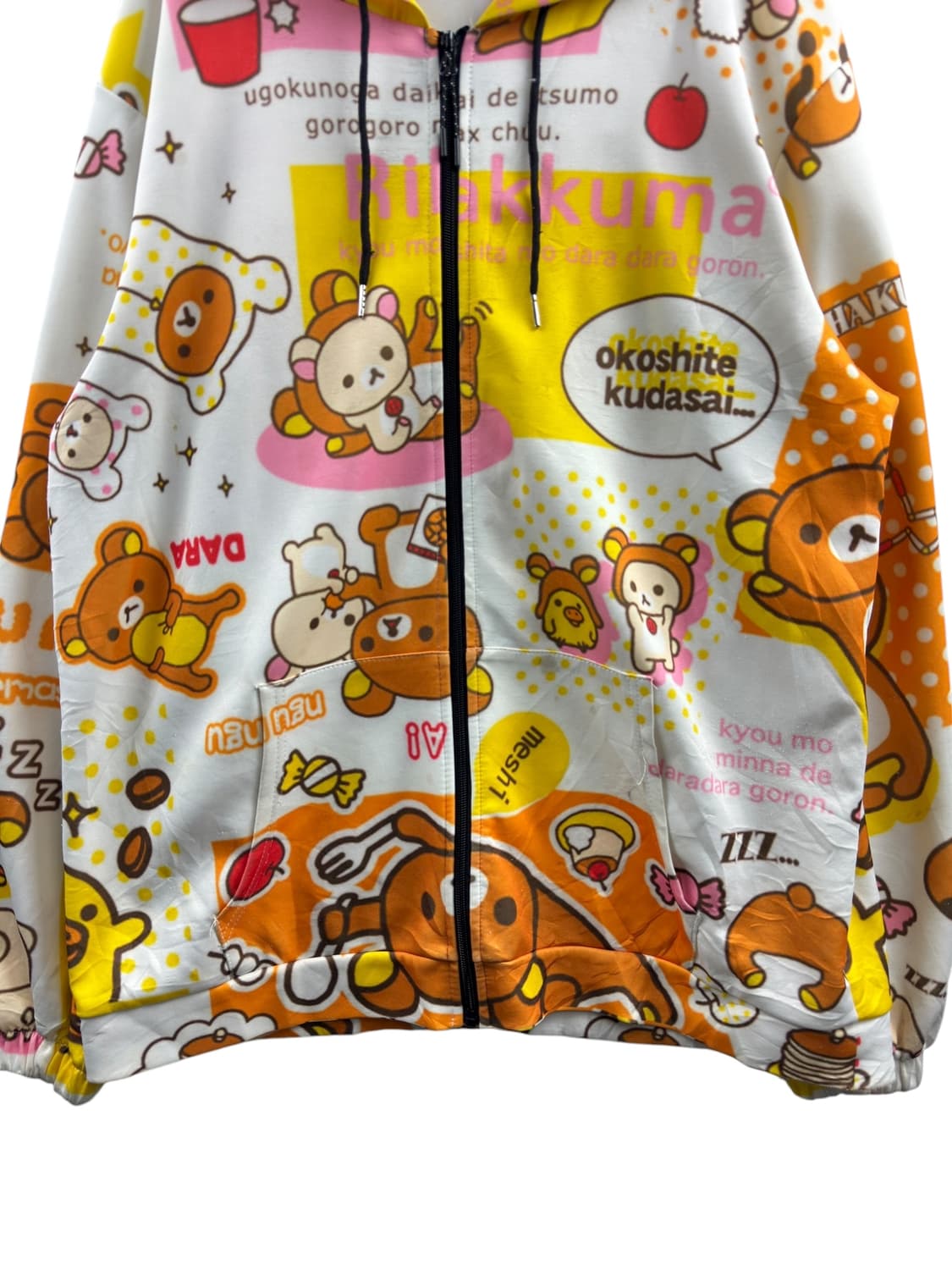 JPN 리락쿠마 풀프린팅 후드집업1240 상품이미지4