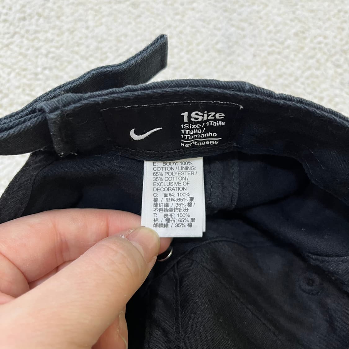 1 나이키 스우시 코튼 볼캡 0401M 상품이미지4