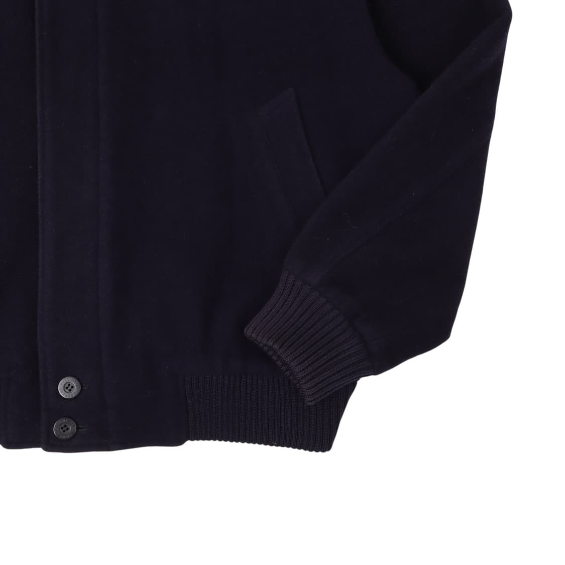 입생로랑 네이비 울 ysl로고 블루종 자켓 상품이미지4