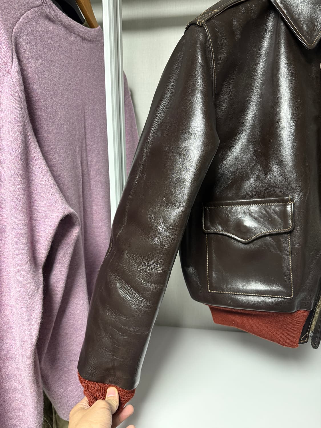 [40] 버즈릭슨 a-2 자켓 레드립 상품이미지4