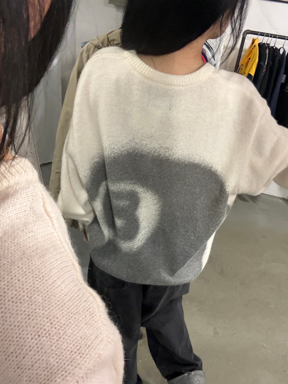 스투시 에잇볼 아이보리 스웨터 상품이미지3