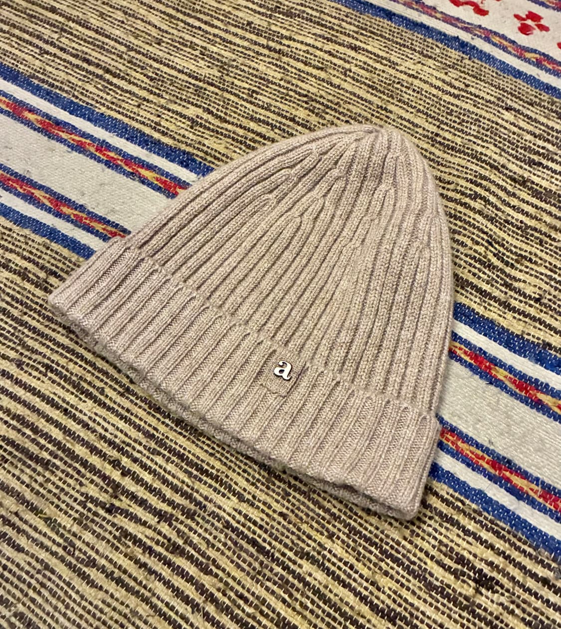 (F)allegri 알레그리 브라운 캐시미어 니트 비니 와치캡 상품이미지2