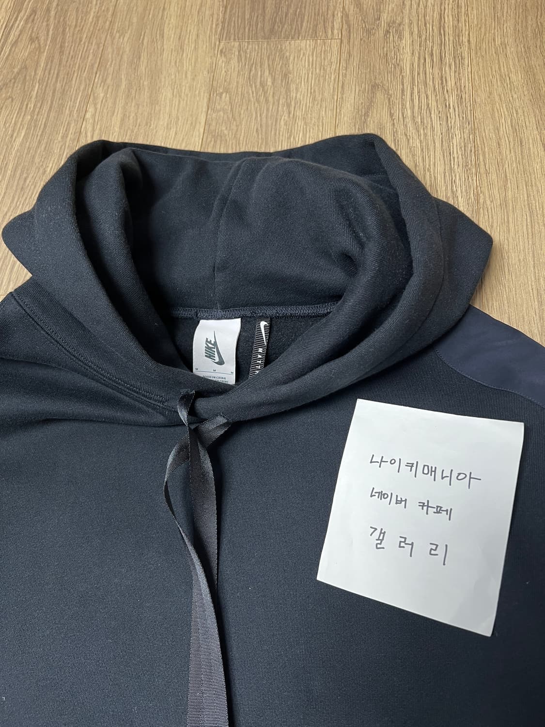 [M] 나이키랩 × 매튜 M 윌리엄스 풀오버 베릴륨 유틸리티 후드 블랙 상품이미지8