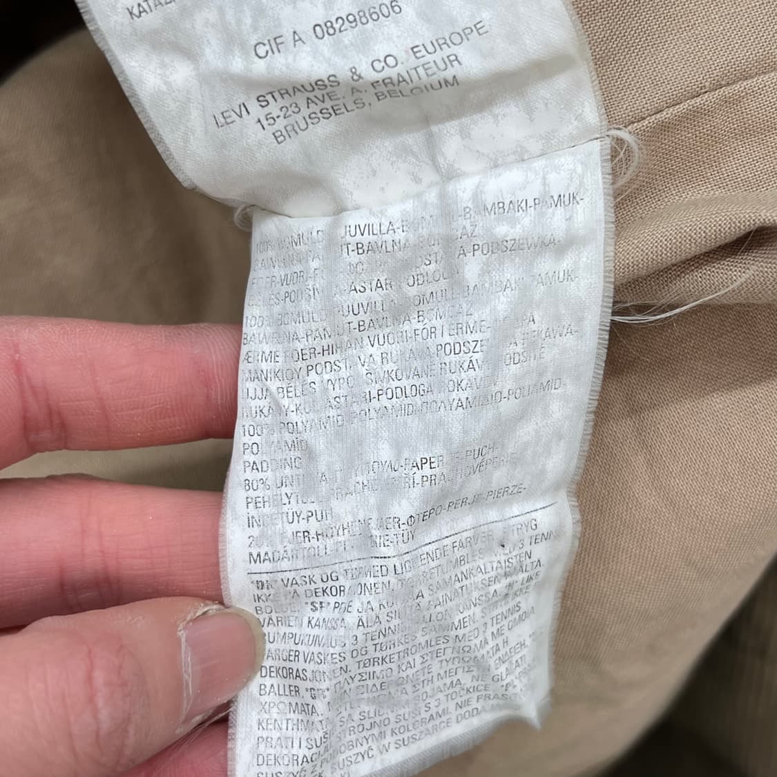 리바이스 레드탭 코듀로이 패딩 r2271 상품이미지8