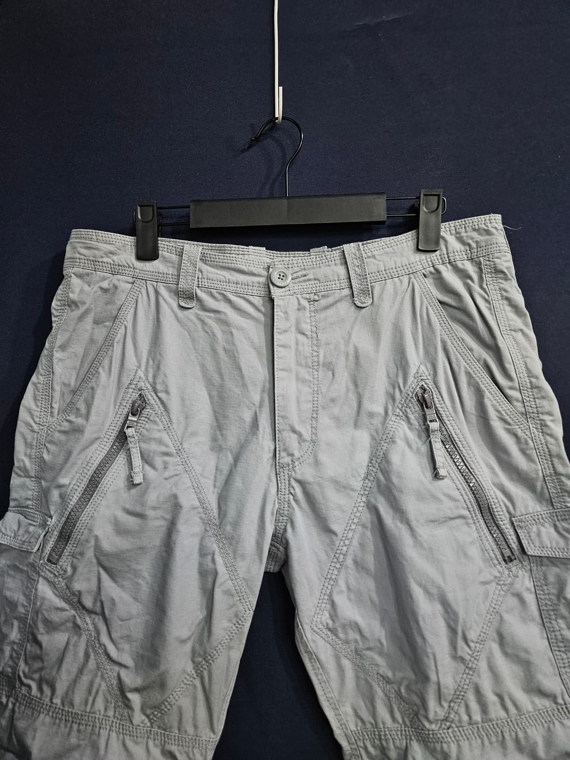 아르마니 익스체인지 라이트그레이 남성 허리 32 카고 반바지  상품이미지6