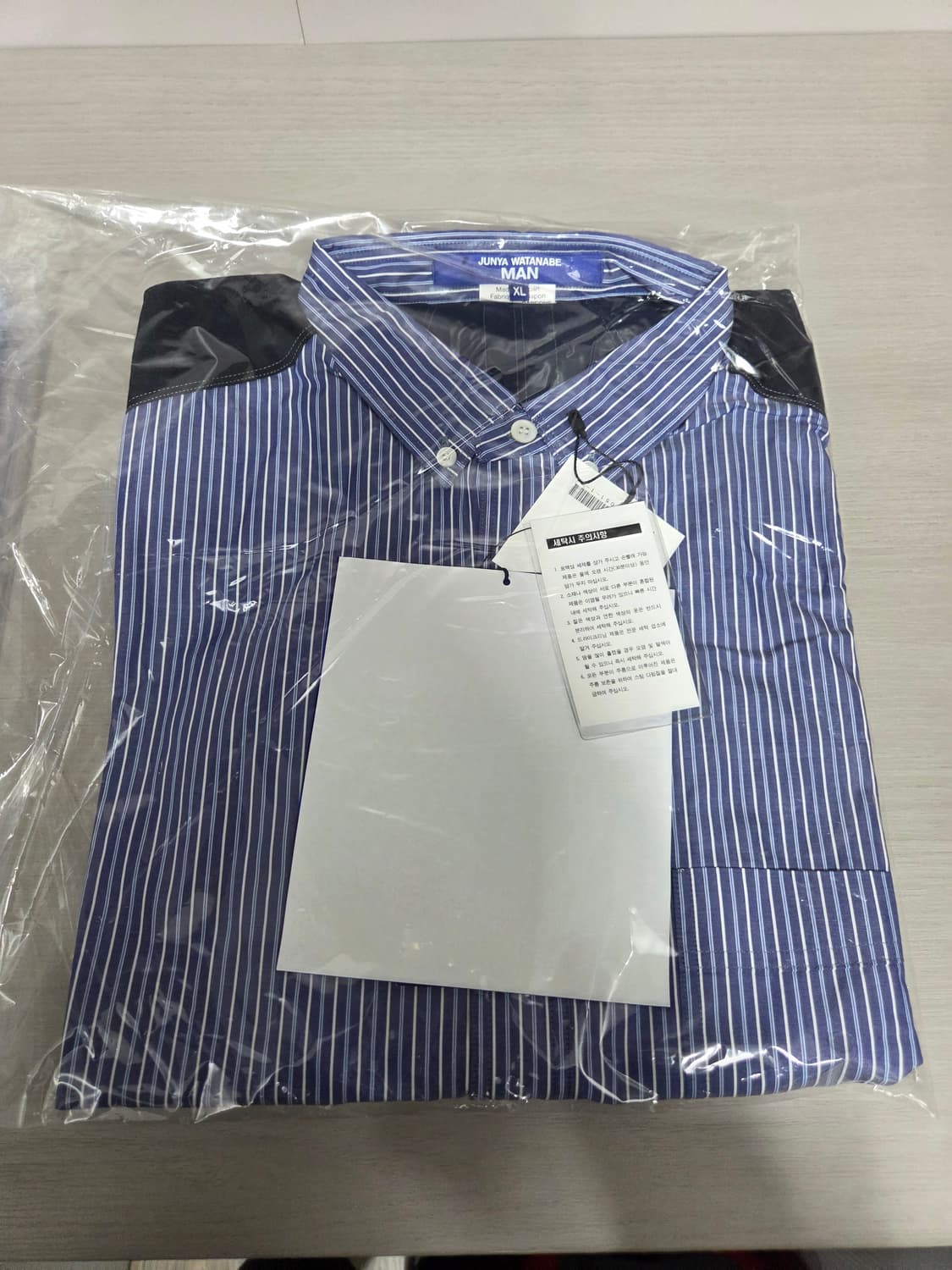 준야와타나베 카모 블루셔츠 xl  상품이미지2