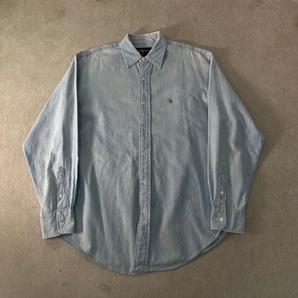100 폴로랄프로렌 데님 코튼 셔츠 상품이미지1