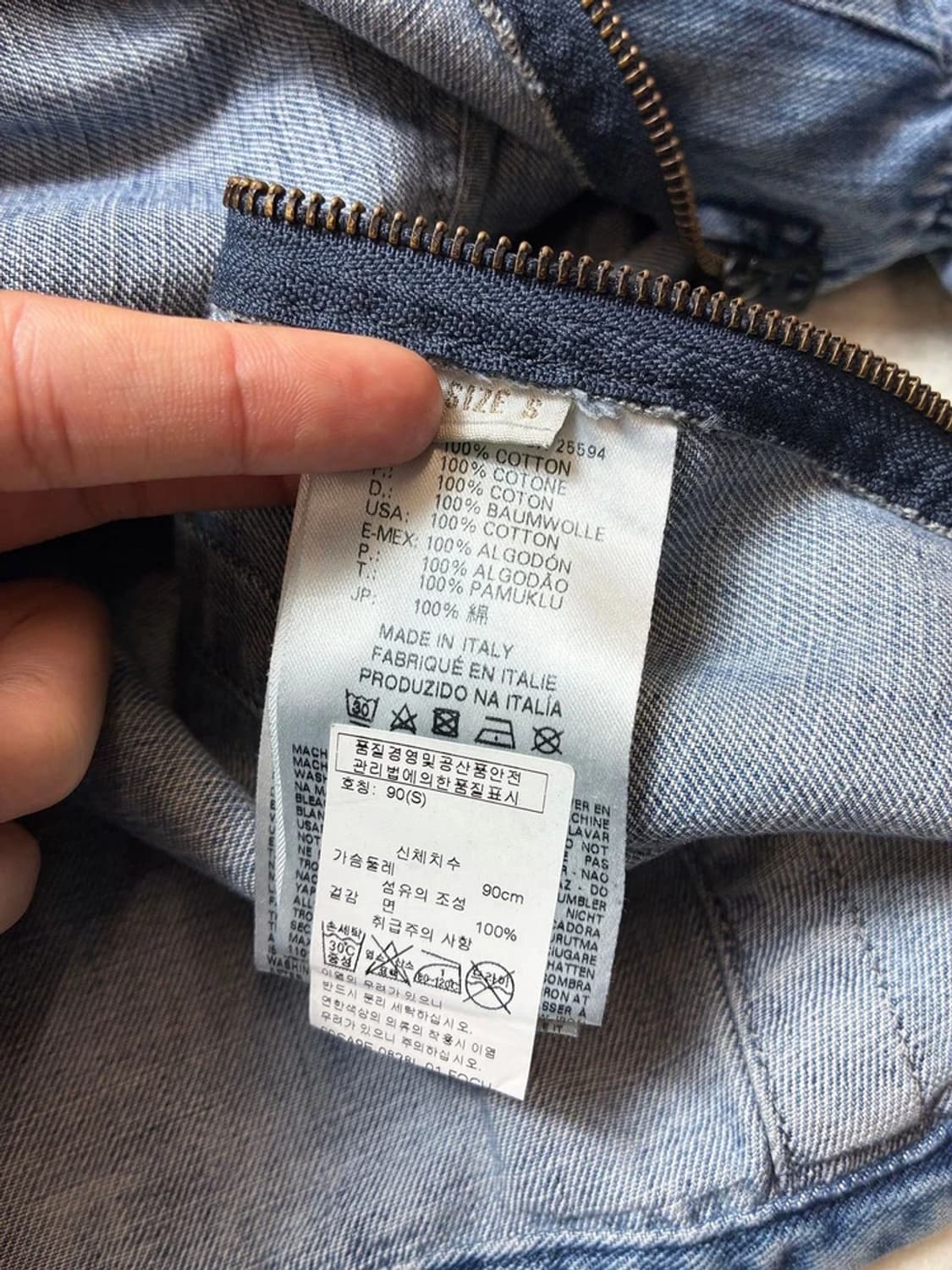 디젤 00's 워시드 데님 트러커 셔츠 자켓 PN6368 상품이미지10