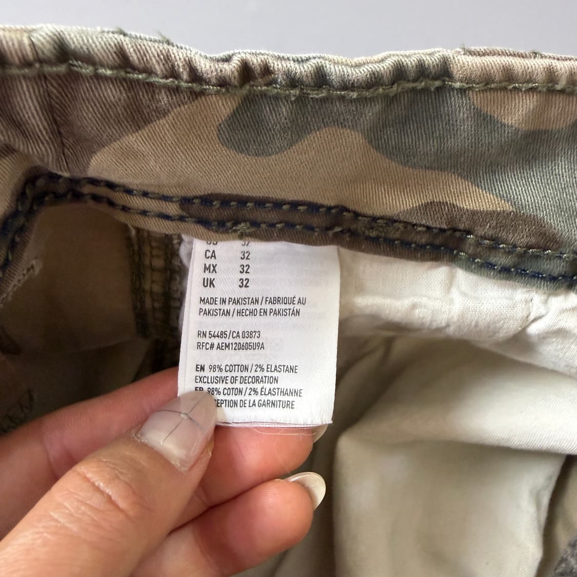 (32) 아메리칸이글 아웃피터스 익스트림 플렉스 카모 카고 팬츠 상품이미지7