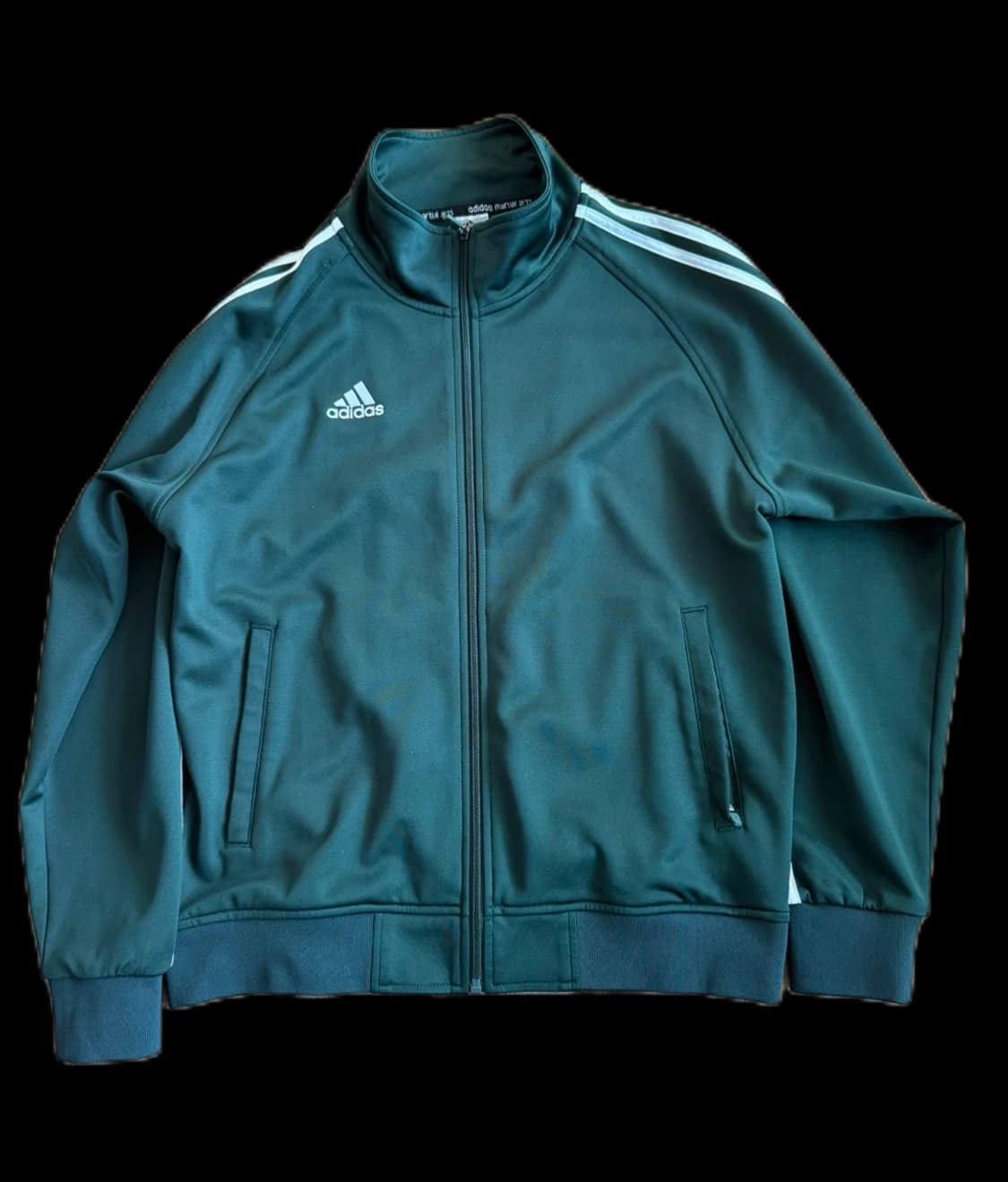 아디다스 진녹색 트레이닝 트렉탑L 상품이미지1