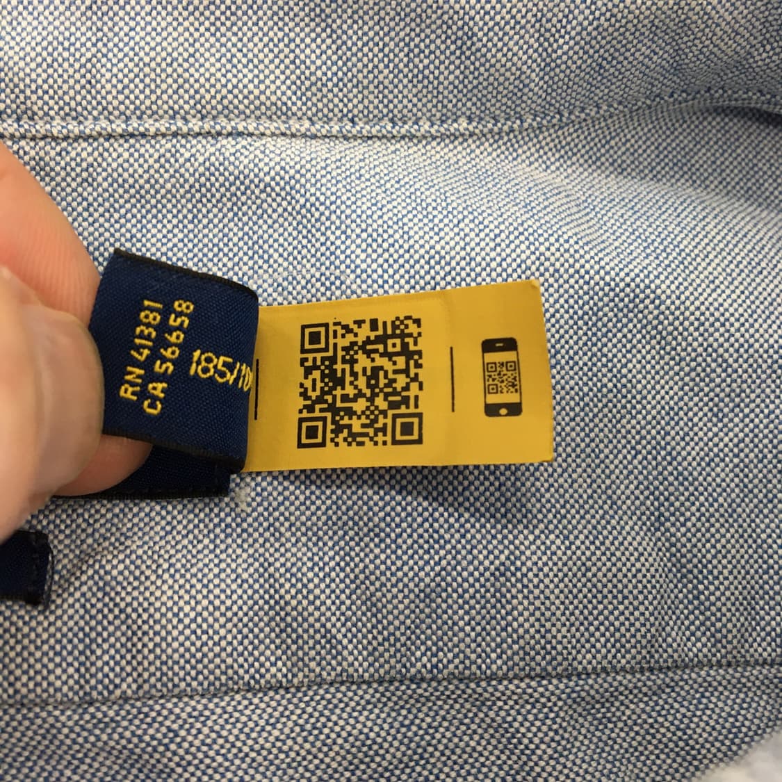 폴로 랄프로렌 백화점판 QR 옥스포드 클래식핏셔츠 XL 상품이미지6