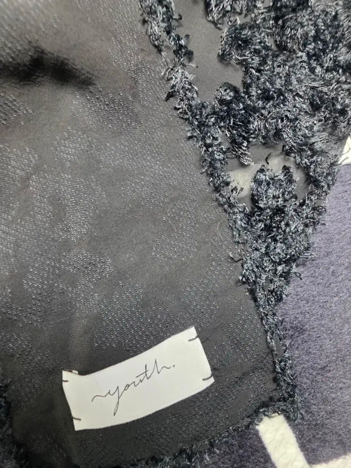 유스 자카드 우븐 스카프 상품이미지3