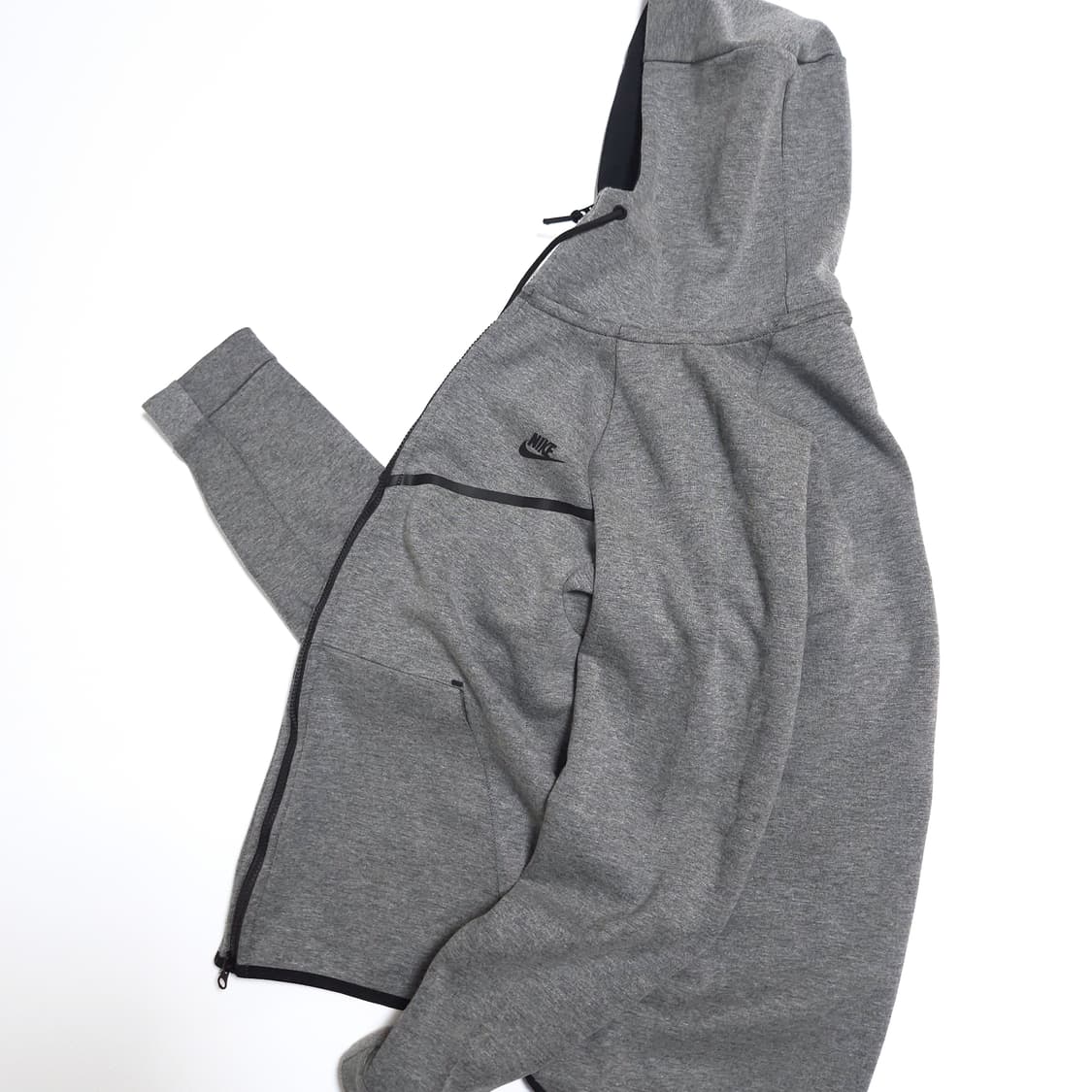 나이키 테크플리스 테크팩 후드 집업 자켓 그레이 상품이미지3