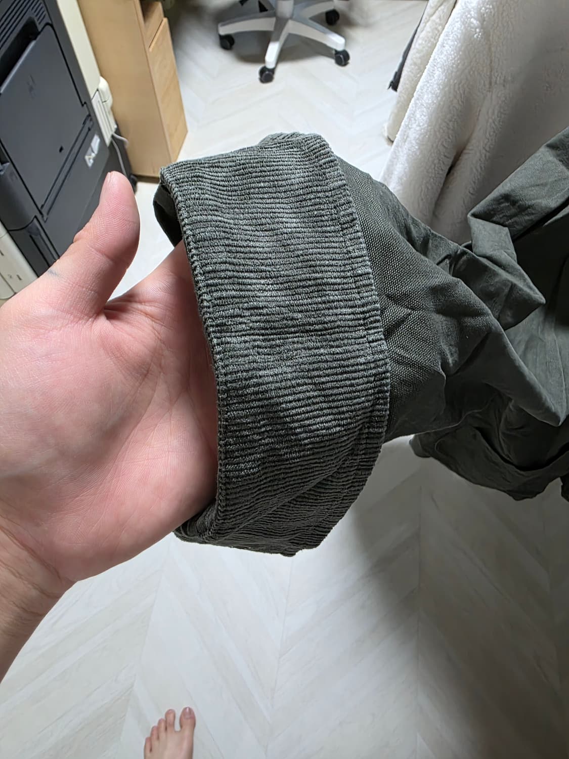 라퍼지스토어 프렌치 워크자켓 밀리터리 카키 L사이즈 상품이미지3