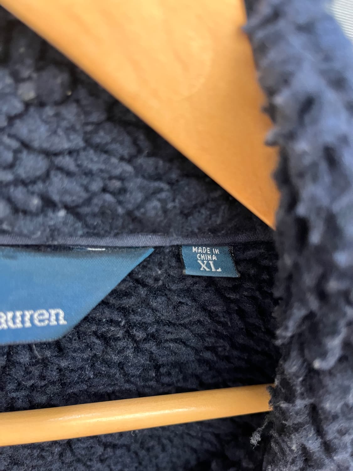 폴로 랄프로렌 폴리 집업 자켓 후리스안감 상품이미지9