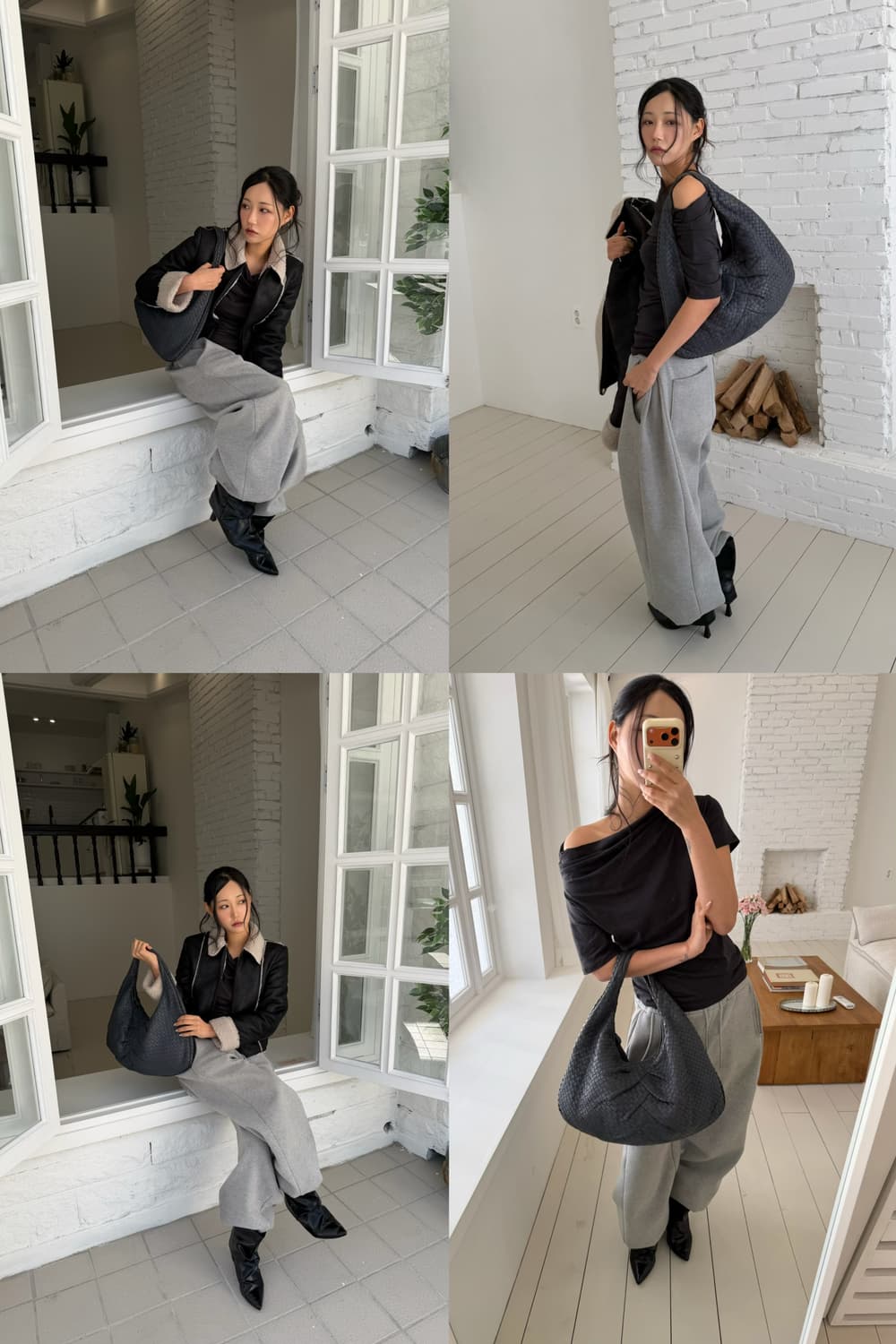 보테가베네타 리미티드 호보백 다크네이비 상품이미지2