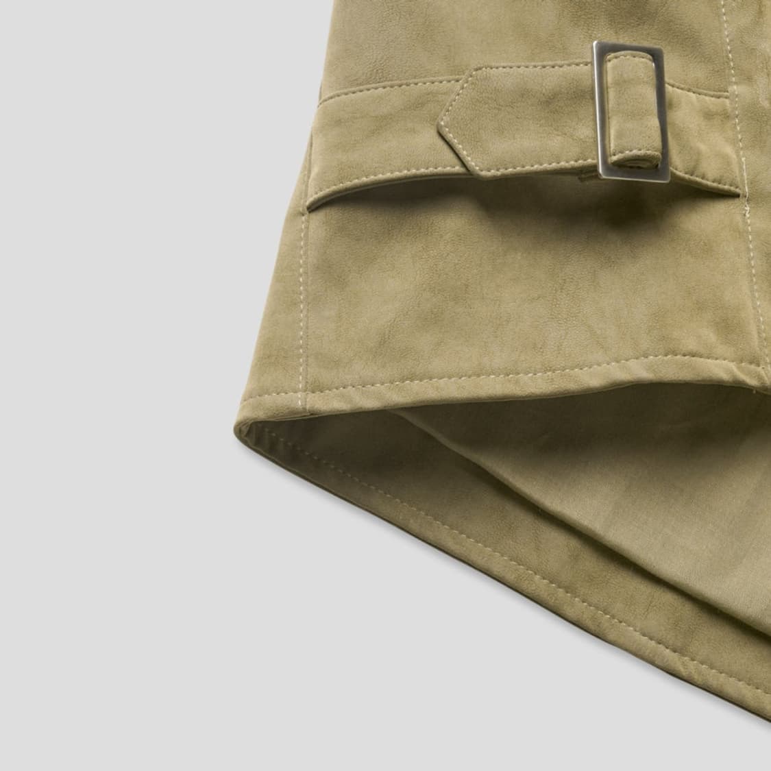 젠틀커버 스웨이드 카키 자켓 상품이미지3