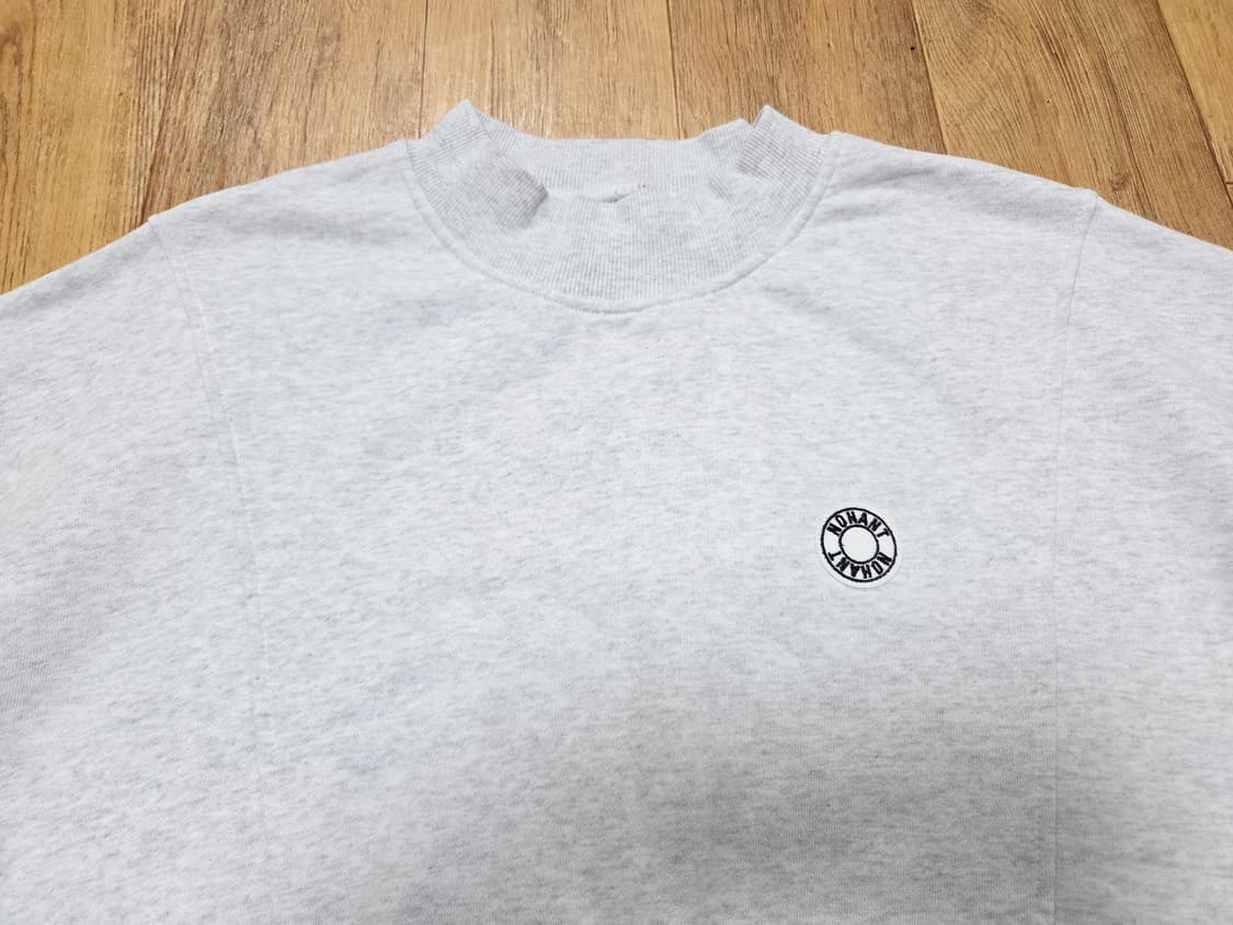 노앙(NOHANT) 로고패치 크루넥 스웻셔츠 프리사이즈 새상품 상품이미지5