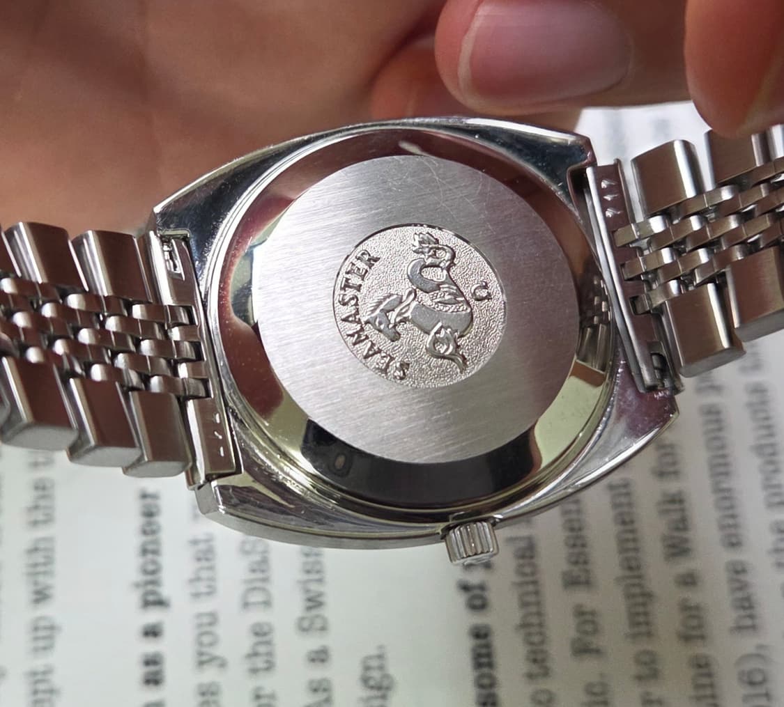 빈티지 오메가 씨마스터 테레비 애플민트 데이데이트 (일자형 브슬 ver) 상품이미지9