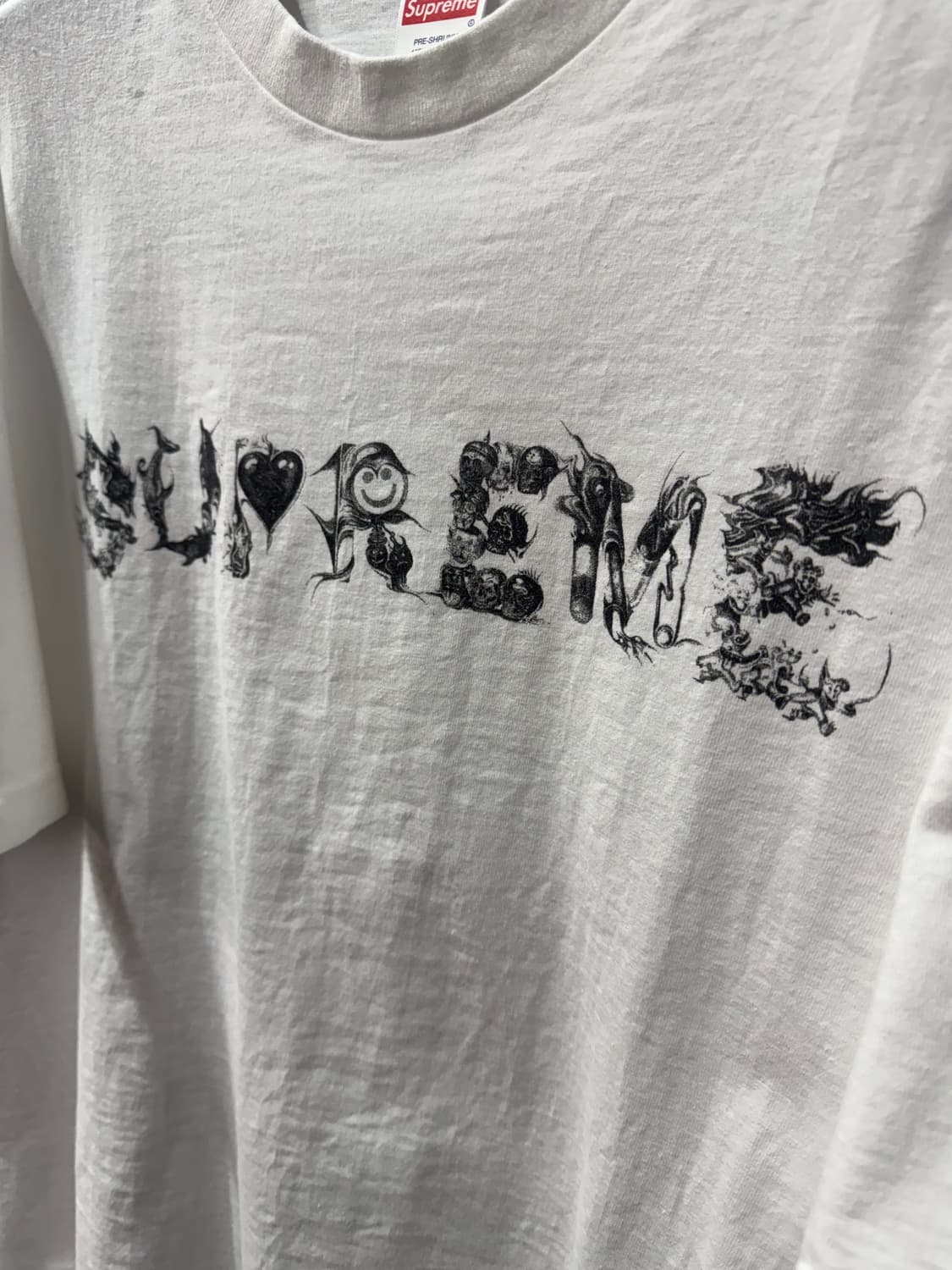 슈프림x다니엘 존스톤 20SS 빈티지한 반팔티 L(L) 상품이미지3