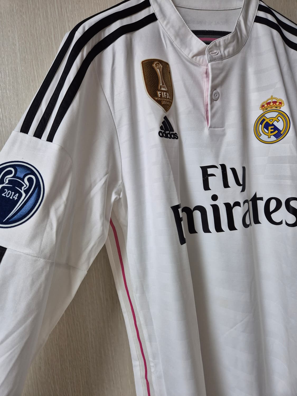 (정품) 아디다스 레알 마드리드 14 15 홈 호날두 긴팔 유니폼 100 상품이미지6