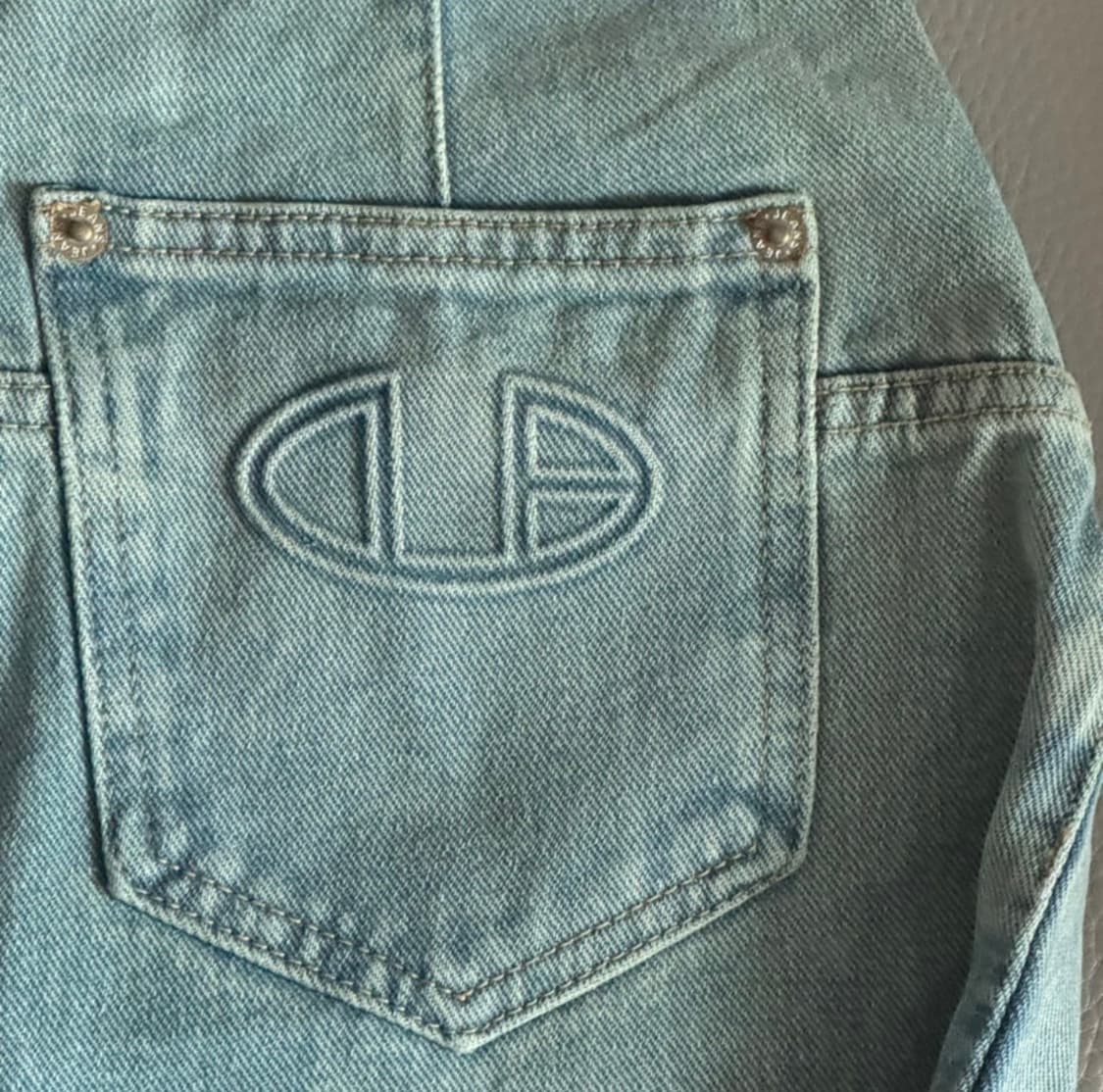 [새 상품] 돈비레잇 투턱 와이드데님 연청 m 상품이미지6