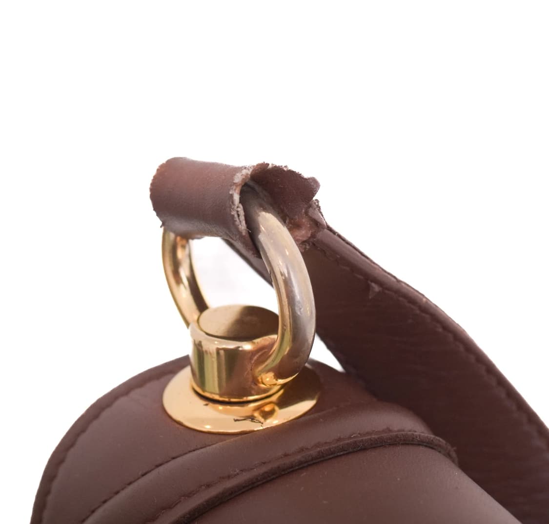 70s 구찌 빈티지 빅 G 로고 숄더백 브라운 상품이미지8