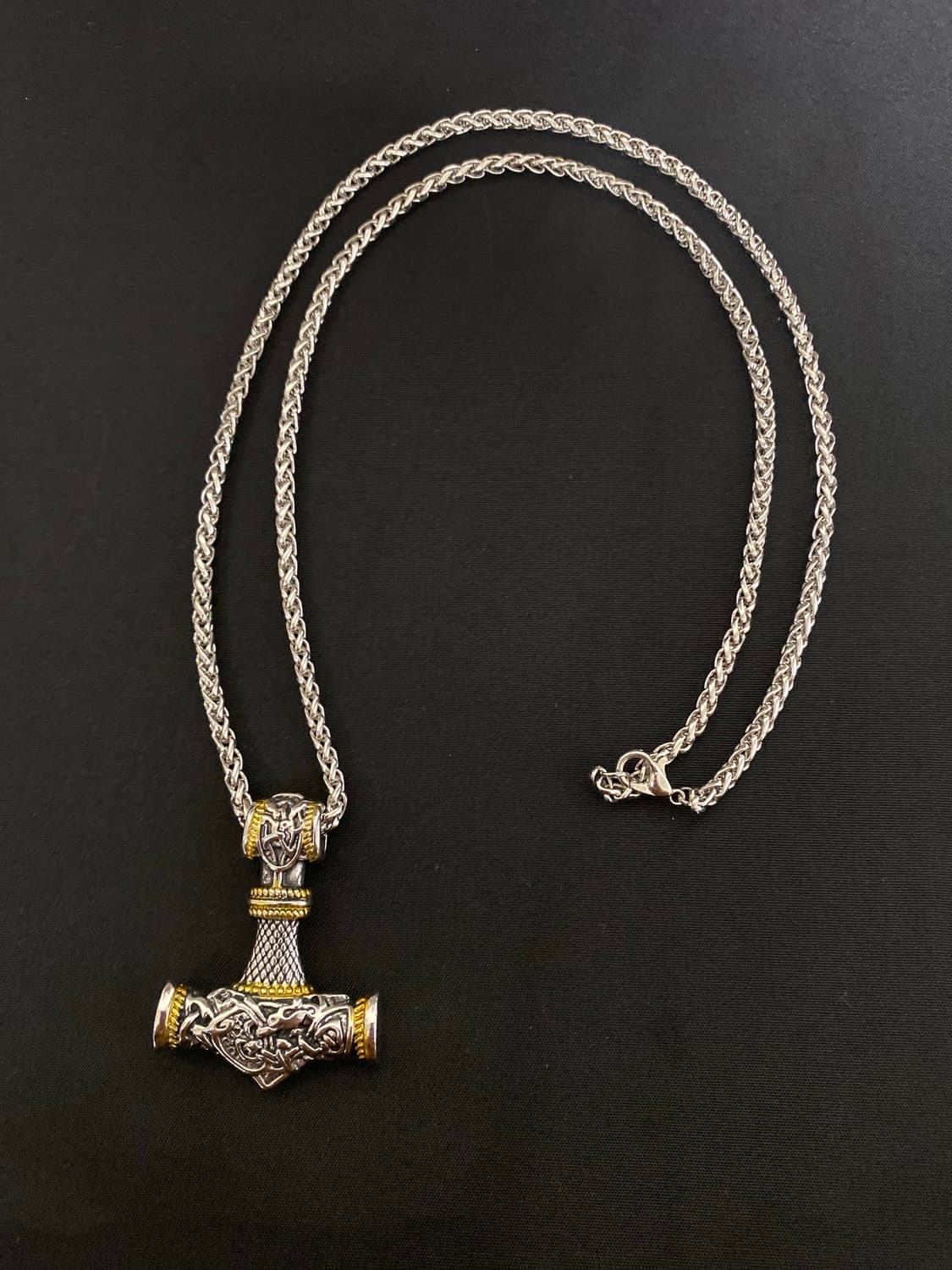 바이킹 토르 해머 목걸이 상품이미지1