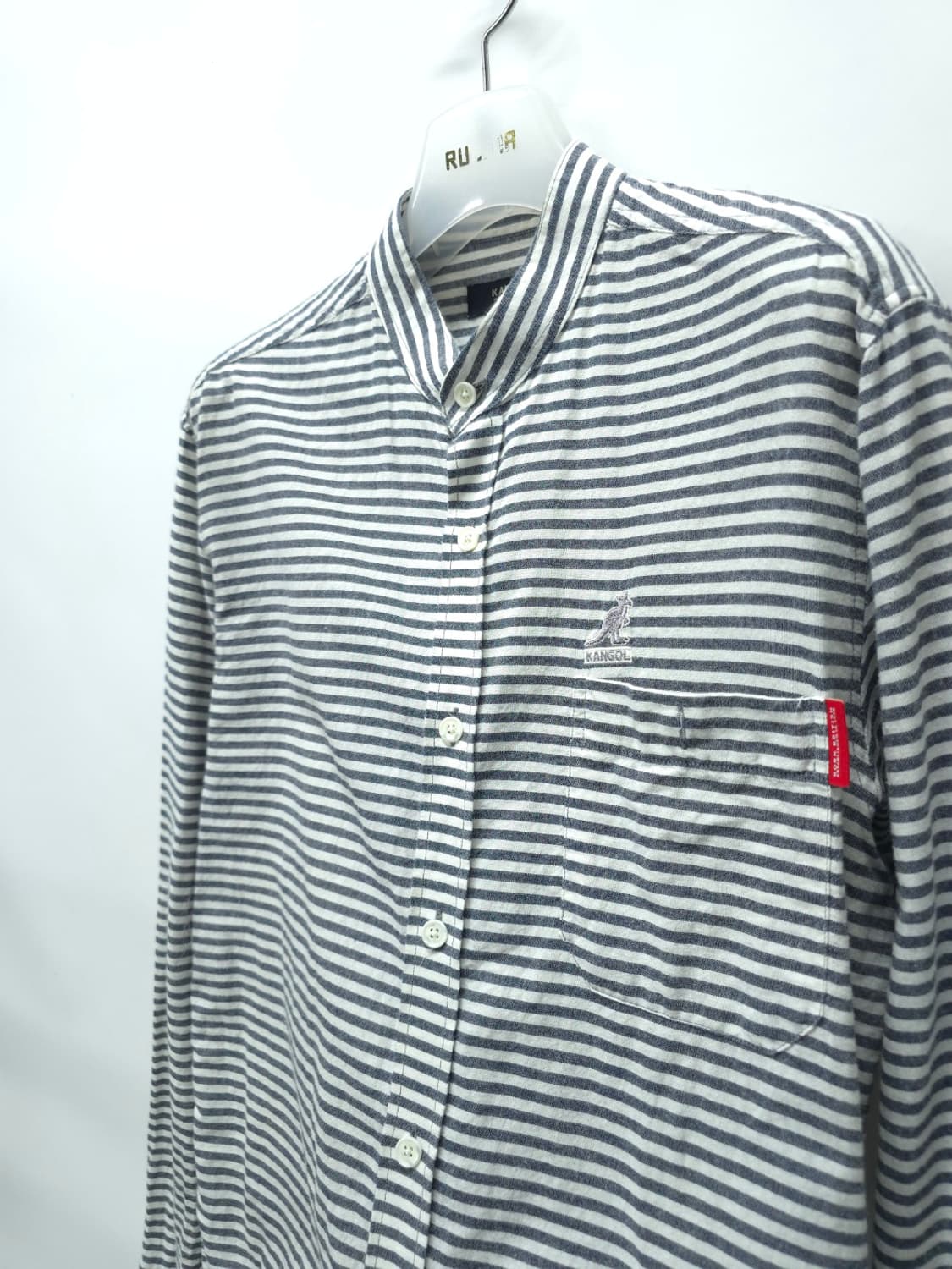 캉골 스트라이프 헨리넥 셔츠 ( 95~100 ) 상품이미지6