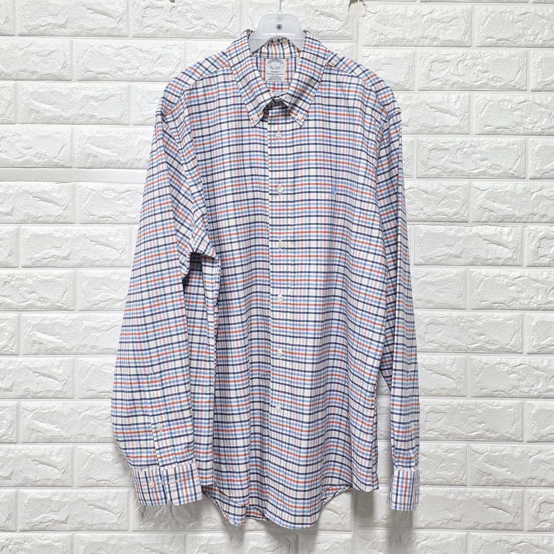 브룩스브라더스 체크 셔츠 XL 상품이미지1