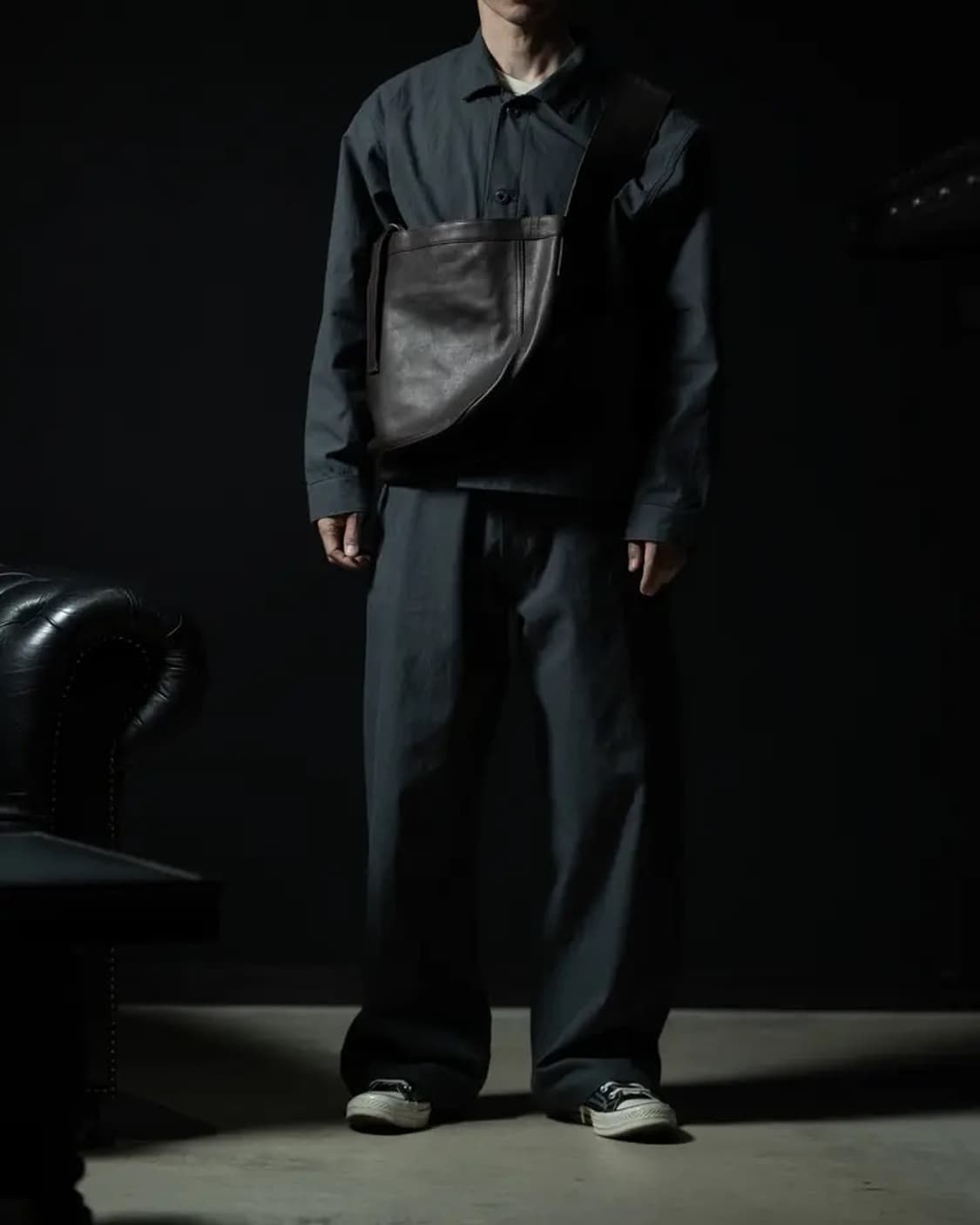 26SS 타이가 타카하시 T.T Lot.004 뉴스보이백 홀스레더 브라운 상품이미지2