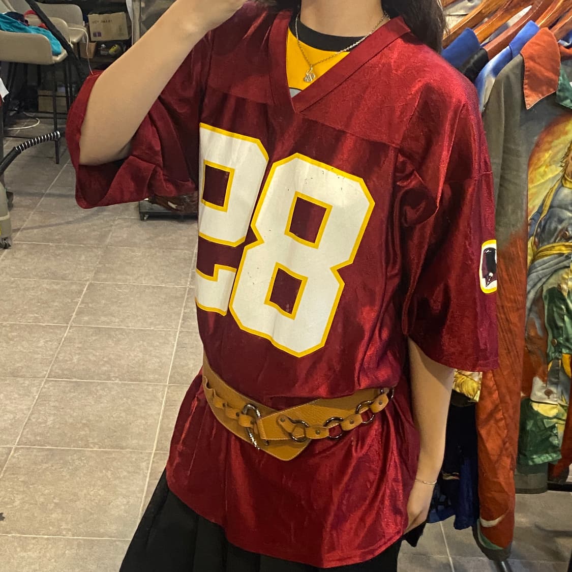 [NO.9] NFL 풋볼 져지 반팔티 레드 상품이미지2