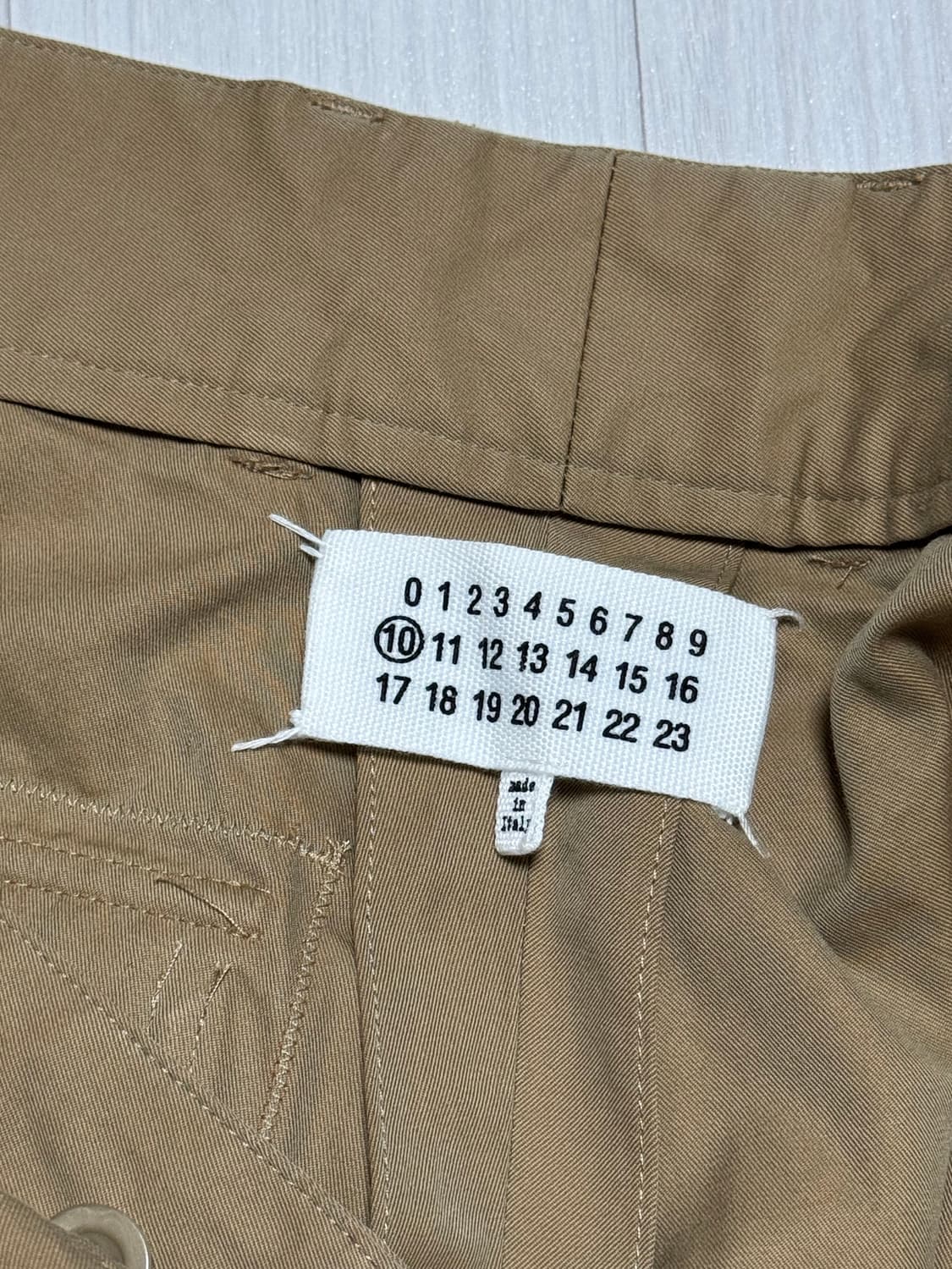 메종 마르지엘라 Maison Margiela 베이지 코튼 팬츠 48 상품이미지4