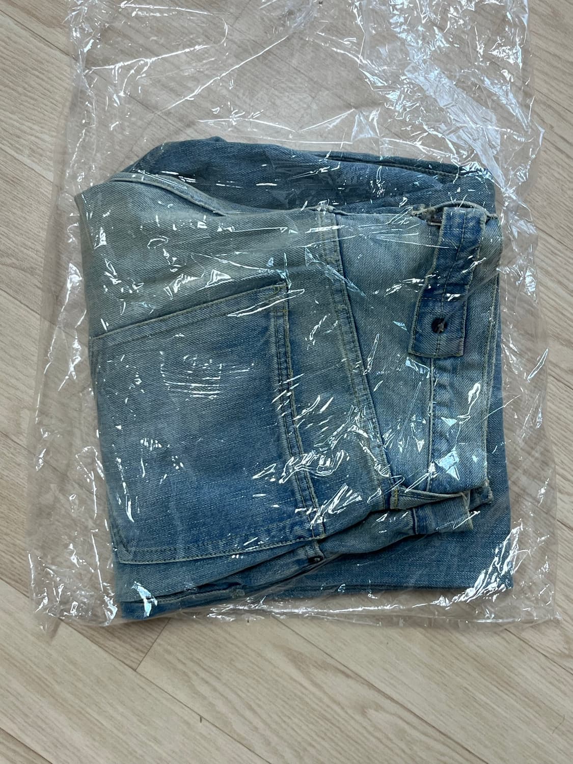 w30L32 25aw 아프레쎄 no37 블리치 데님 상품이미지1