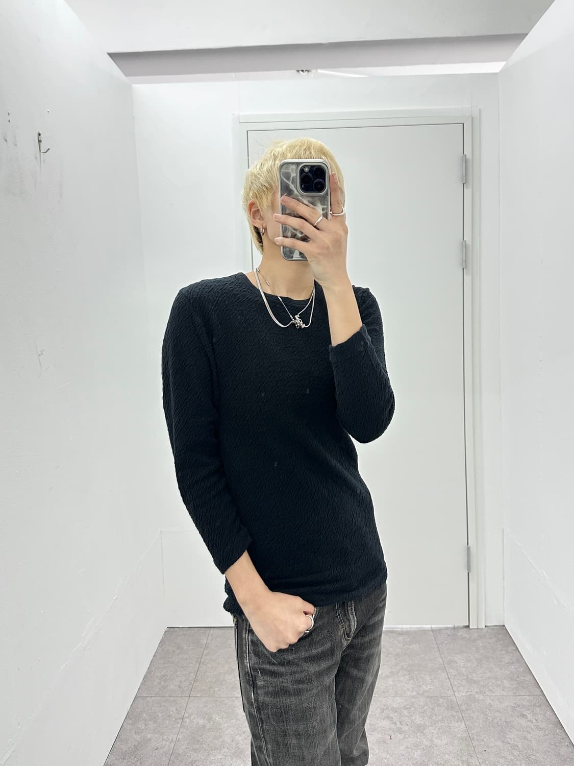 Irregular crinkles sleeve 상품이미지1