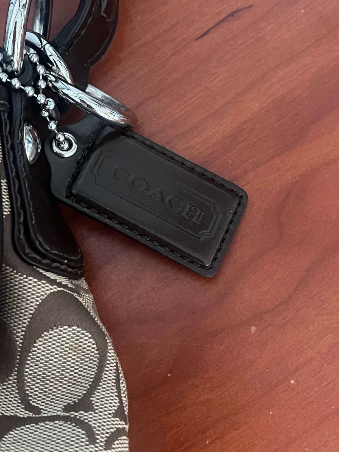 90s coach soho 코치 시그니처 소호 브라운 숄더백 핸드백 상품이미지5