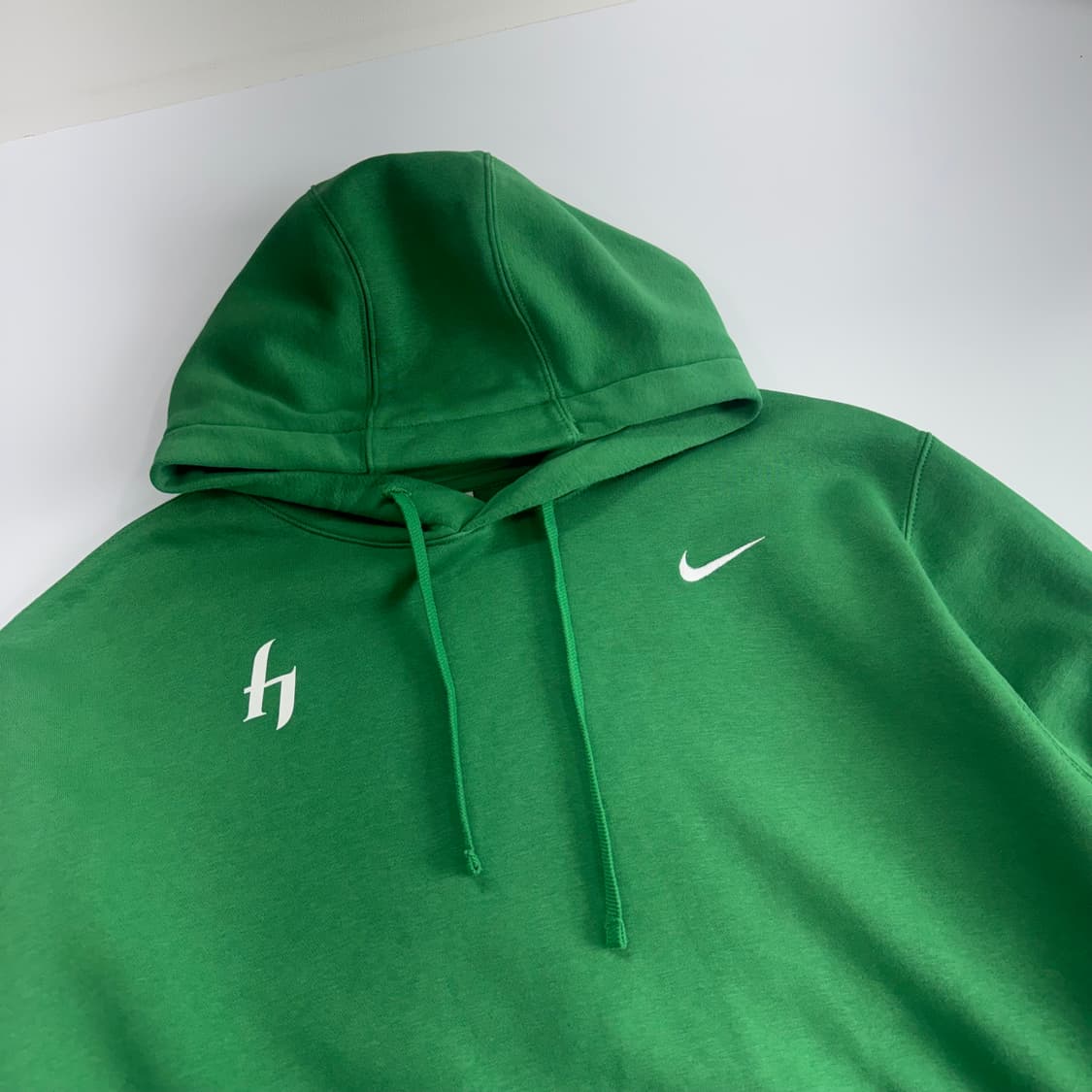 Nike 나이키 스몰로고 그린 후드티  상품이미지4