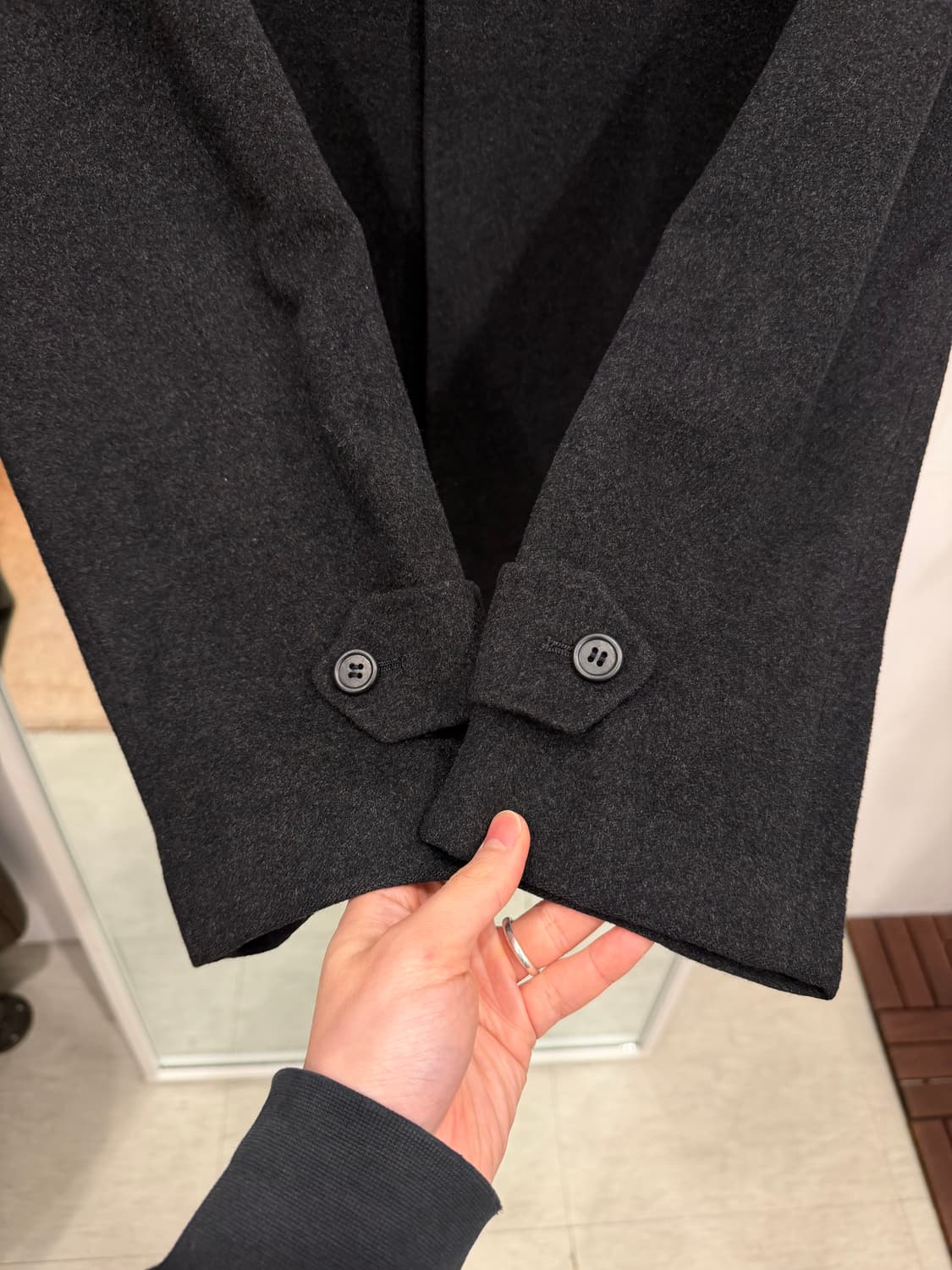 Farago 빈티지 캐시미어 코트 상품이미지4