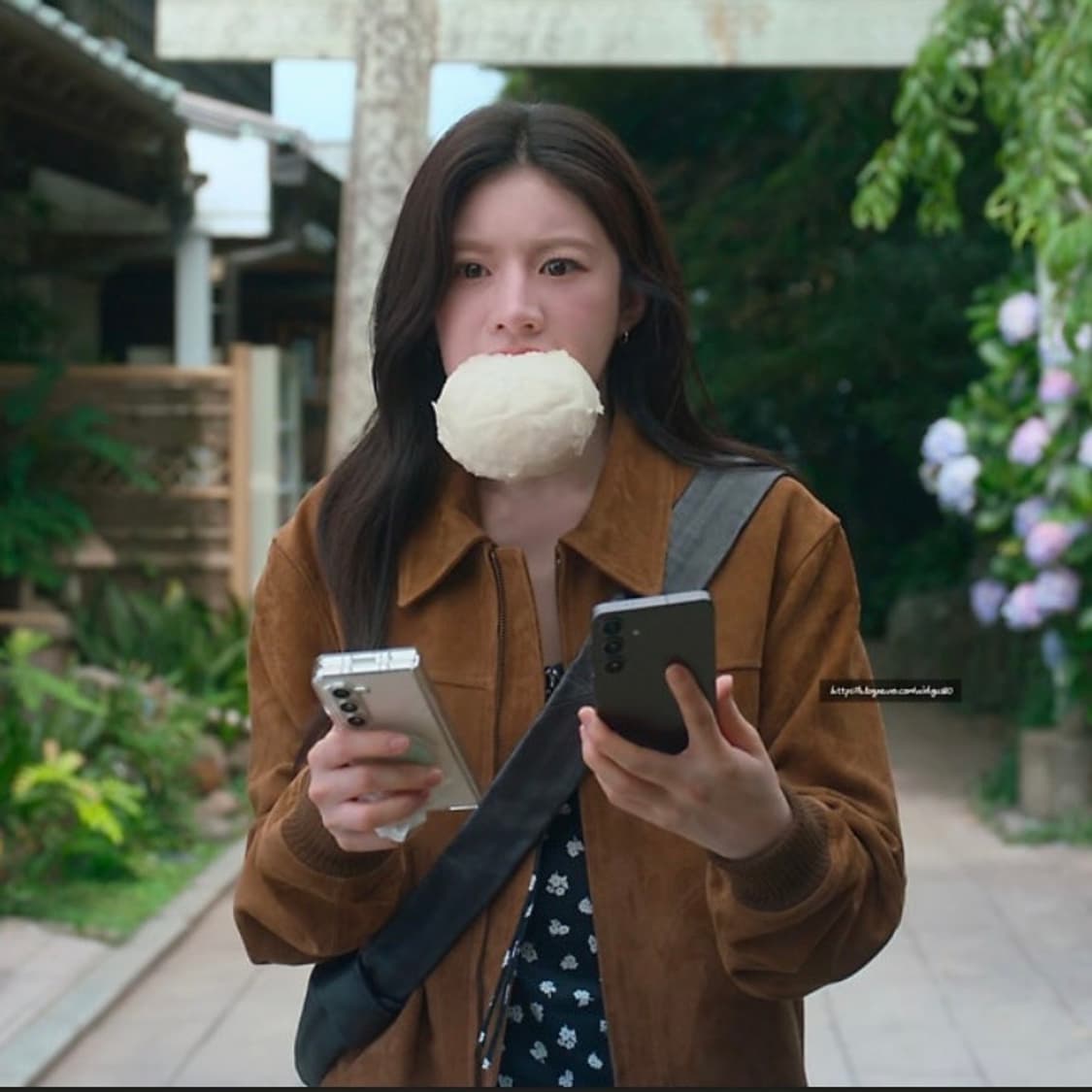 자라 차무희st 브라운 스웨이드 자켓 상품이미지3